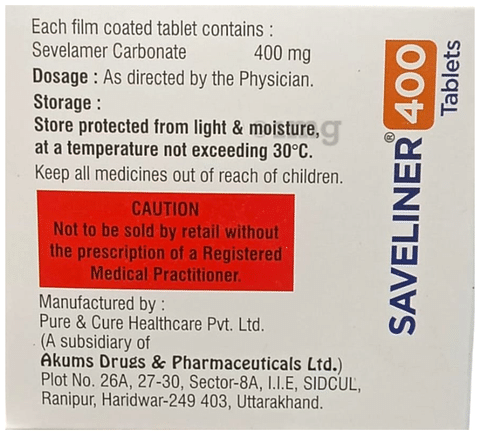 Saveliner 400 Tablet