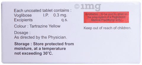 Voglidase 0.3mg Tablet image Voglidase 0.3mg Tablet image