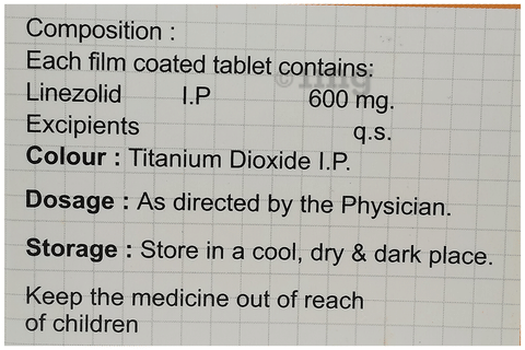 Xeeline 600mg Tablet image Xeeline 600mg Tablet image