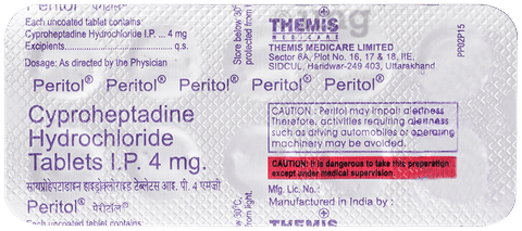 Peritol 4mg Tablet image