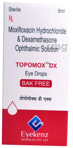 Topomox DX Eye Drop BAK Free