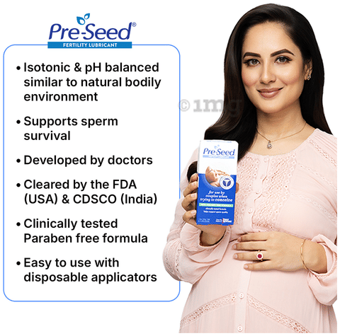 Pre-Seed Fertility Lubricant Gel | Paraben Free Water Based Personal  Lubricating Gel for Couples Trying to Conceive | Isotonic & pH-Balanced |  Doctor-Developed Formula