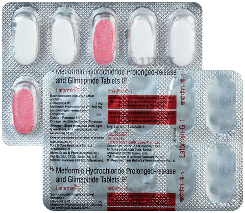 Laformin-G 1 Tablet PR image Laformin-G 1 Tablet PR image