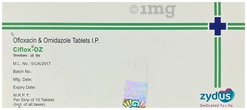 Ciflox-OZ Tablet image
