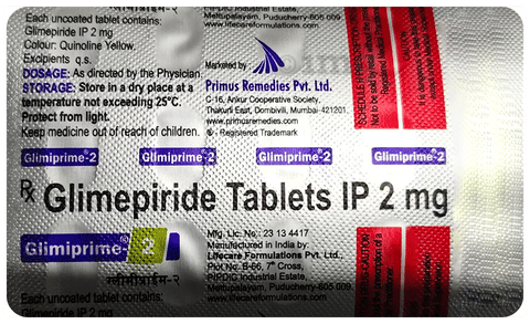 Glimiprime 2mg Tablet
