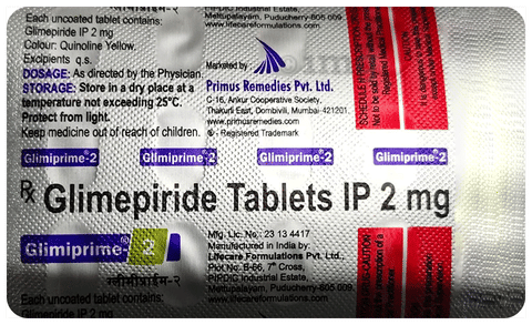 Glimiprime 2mg Tablet image