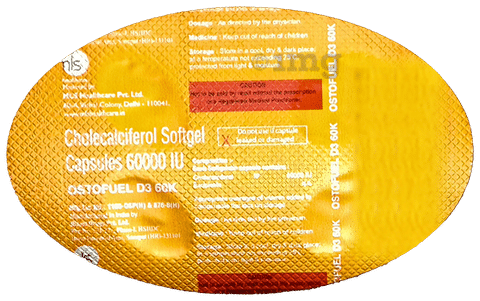 Ostofuel D3 60K Softgel Capsule