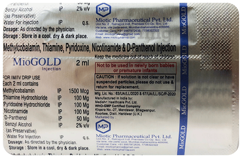 Miogold Injection image