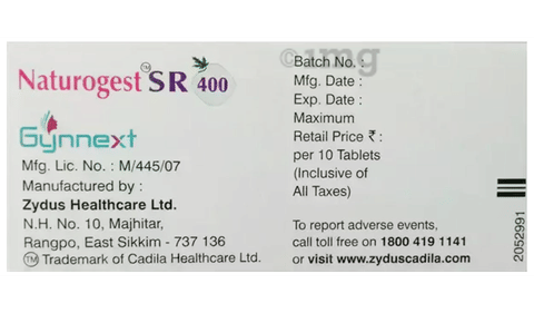 NATURogest SR 400 Tablet image
