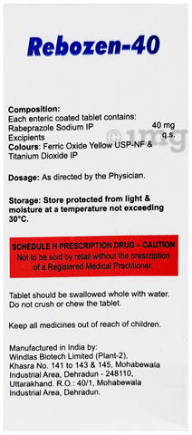 Rebozen 40 Tablet image