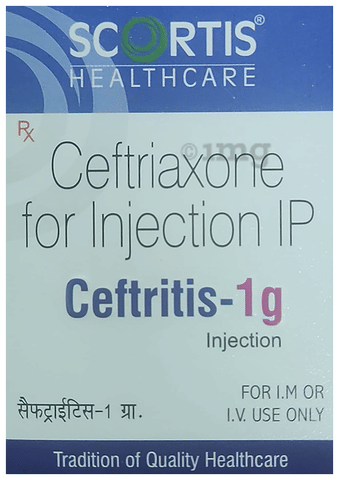 Ceftritis 1g Injection image