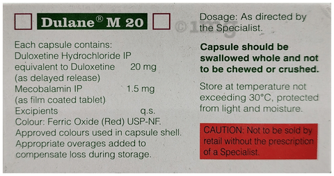 Dulane M 20 Capsule DR image