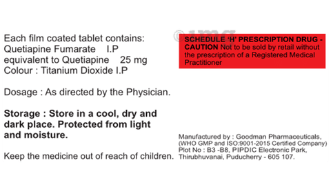 Qutisan 25 Tablet image