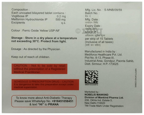 Voglistar-Plus 0.2 Tablet image