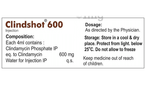 Clindshot 600 Injection image