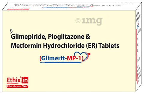 Glimerit-MP 1 Tablet ER image Glimerit-MP 1 Tablet ER image