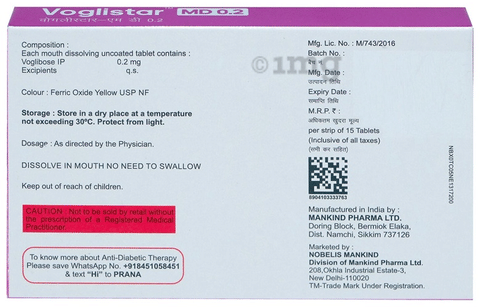 Voglistar - MD 0.2 Tablet image
