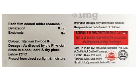 Deflazun 6 Tablet image
