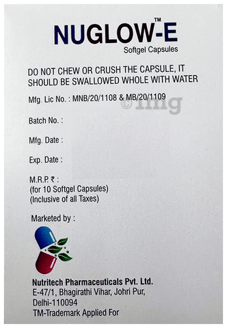 Nuglow-E Softgel Capsule image