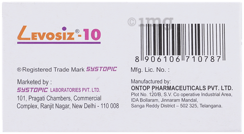 Levosiz 10 Tablet image