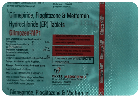 Glimozen-MP1 Tablet ER