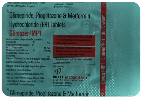 Glimozen-MP1 Tablet ER image