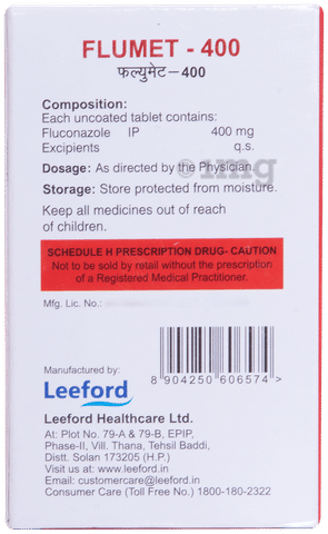 Flumet 400mg Tablet image