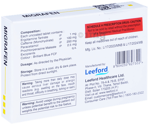 Migrafen Tablet image