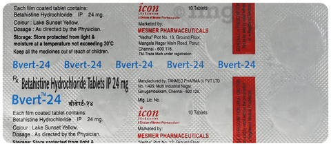 Bvert 24mg Tablet image