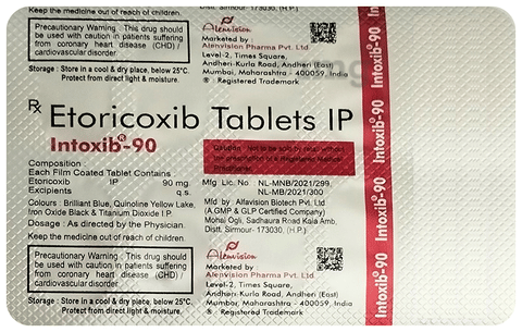 Intoxib 90 Tablet image
