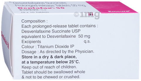Denlafax 50 Tablet PR image