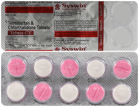 Telwis CT 40mg/12.5mg Tablet image Telwis CT 40mg/12.5mg Tablet image