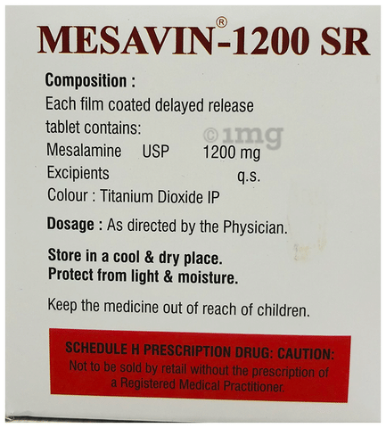 Mesavin 1200 SR Tablet image