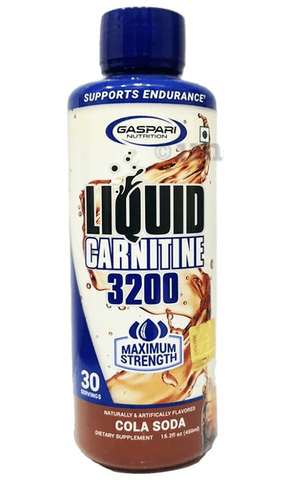 gaspari l-carnitine Gaspari Nutrition Liquid Carnitine 3200 Cola Soda: Buy bottle of 450.0 ml  Liquid at best price in India