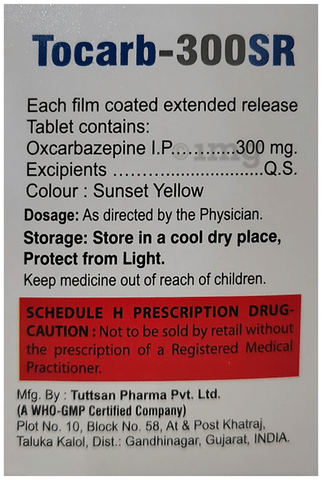 Tocarb 300SR Tablet image