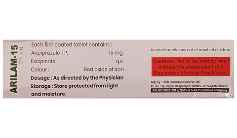 Arilam 15 Tablet image