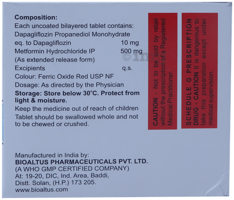Dayflozin M Tablet ER image
