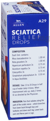 Allen A29 Sciatica Relief Drop: Buy bottle of 30.0 ml Drop at best
