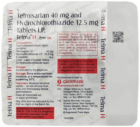 Telma H Tablet image