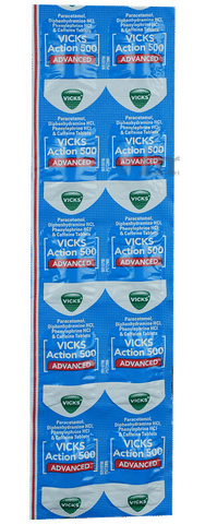 Vicks Action 500 Advanced Tablet image