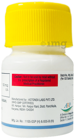 Thirozex 100mcg Tablet image Thirozex 100mcg Tablet image