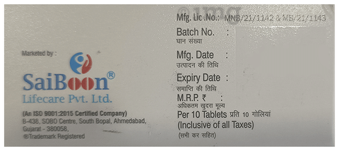 Sbdapa S 100 Tablet
