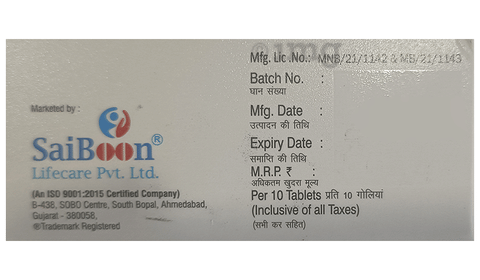 Sbdapa S 100 Tablet image