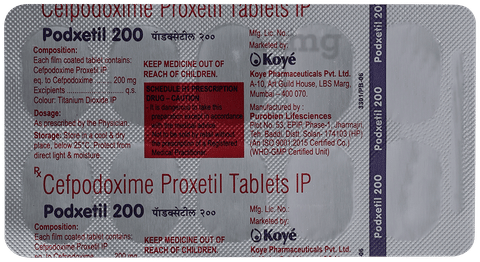 Podxetil 200mg Tablet image Podxetil 200mg Tablet image