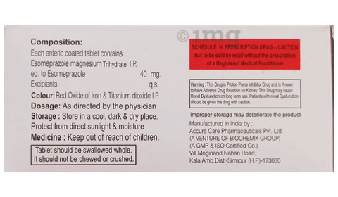 Esomne 40 Tablet image