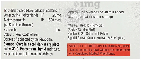 Amitag-M 25 SR Tablet image Amitag-M 25 SR Tablet image