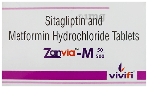 Zanvia-M 50/500 Tablet