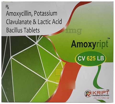 Amoxyript CV 625 LB Tablet image