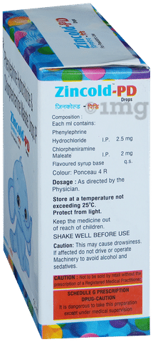 Zincold PD Oral Drops