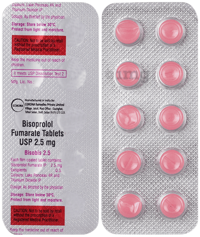 Bisobis 2.5mg Tablet image Bisobis 2.5mg Tablet image